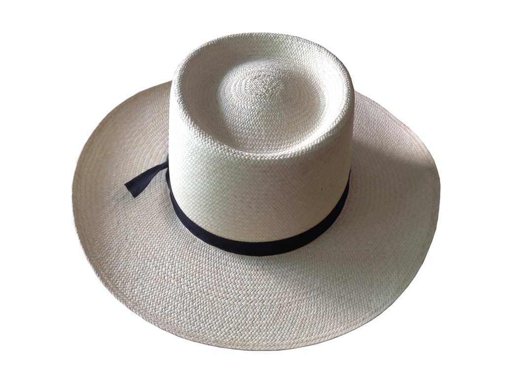 Sombrero de Jipi Cubano Ala Recta