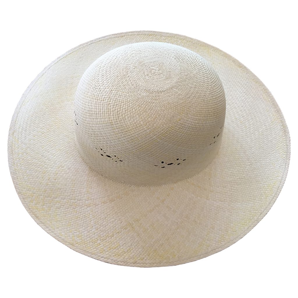 Sombrero Pamela para Dama de Ala Extra-Grande Calado de Jipi – Jipijapa