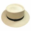 Sombrero de copa redonda Fino sombrero tejido a mano
