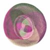 Sombrero de palma color lila