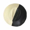 Sombrero de color negro y natural