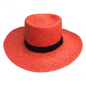 Sombrero color naranja