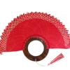Abanico tejido a mano, ideal para recuerdos de boda